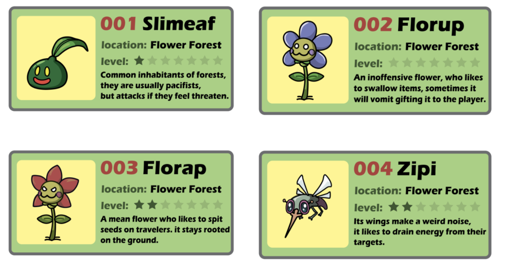 flower forest monsters 