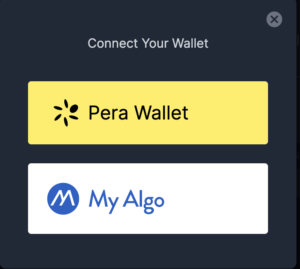 Connecting an Algorand Wallet to AlgoStake